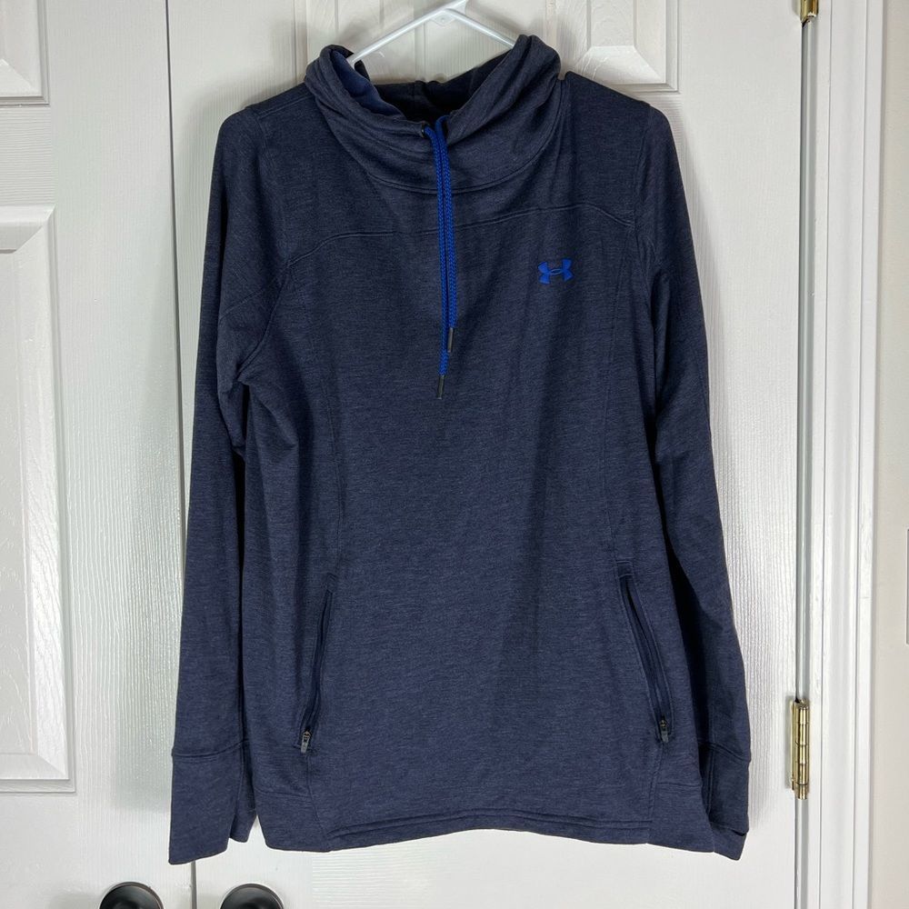 Underarmour Womens Navy Pullover Size XL